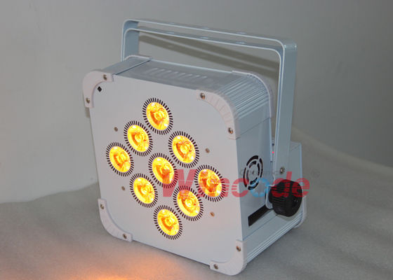 Dobra cena. 9 × 8W RGBW 4 w 1 bezprzewodowe reflektory LED zasilane baterią 12000mAH w Internecie