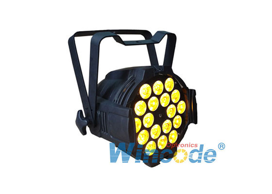 Dobra cena. 18×15W RGBWA 5 w 1 LED Par Light 16 Bit PWM Przyciemnianie 25° 45° 60° Obiektyw opcjonalny w Internecie