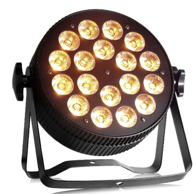 Dobra cena. 18 diod LED zewnętrzne IP65 LED Slim Par, LED Flat Par Light z sterowaniem DMX w Internecie