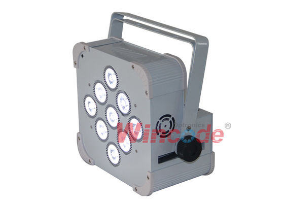 Dobra cena. RGB Three In One Battery Powered Stage Lights 9×6W Wireless Led Uplighting for Disco w Internecie