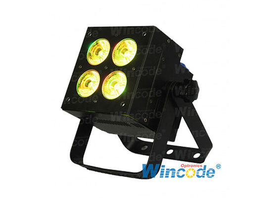 Dobra cena. 4×10W RGBL 4 w 1 LED Par Light, LED Flat Par Light, LED Uplight For Wedding Dj Events w Internecie