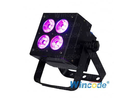 Dobra cena. 4×18W RGBLWA+UV 7 w 1 LED Par Light, LED Flat Par Light, LED Uplight For Wedding Dj Events w Internecie