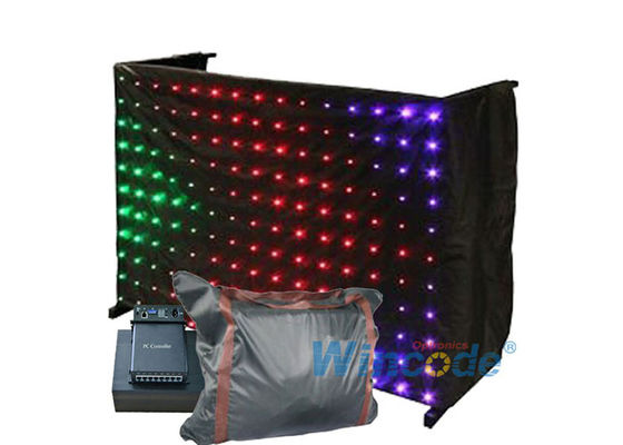 Dobra cena. SMD RGB P20 Elastyczna zasłona LED Efekty obrazu DMX512 Kształty Gwiazdkowe zasłony w Internecie