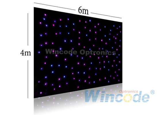 Dobra cena. Efekty błyszczące LED Gwiezdna zasłona 4m X 6m, Led Light Zasłona ściana RGB / jednobarwny w Internecie