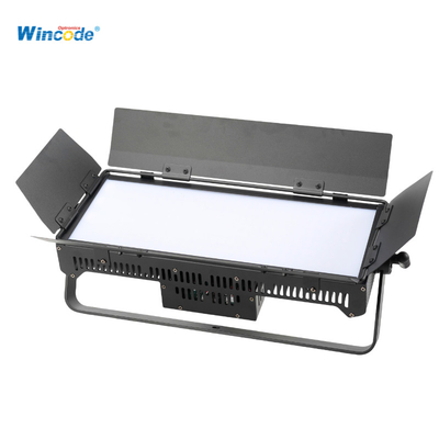 Profesjonalne 150W 100W Studio LED Panel Light Wysoki CRI 95 RDM DMX512 w/Barn Doors
