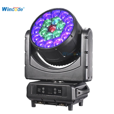 IP65 wodoodporny RGBW LED ruchomy światło głowy z sterowaniem RDM i DMX512